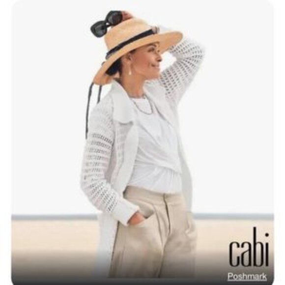 CAbi Sweaters - Cabi 6237 cardigan sweater/open stitch